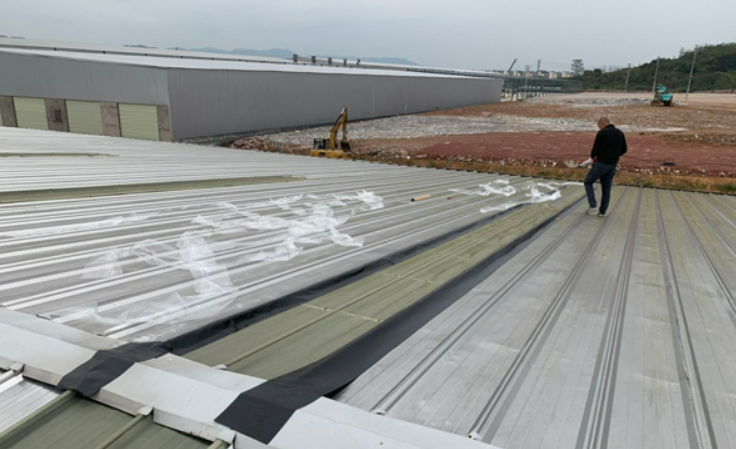 无为厂房屋面防水维修案例